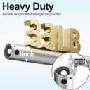 48 INCH Ceiling Fan Downrod With Built-in Wires in Same Length,1 inch Outside Diameter, Extension Rod Only Ceiling Fans Compatible, Not Threaded(Brushed Nickel)