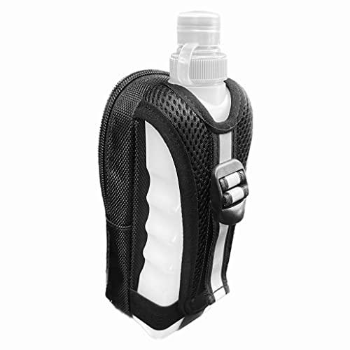 Nico Sports HydroBlast Handheld Running Water Bottle 12 oz of Quick Hydration for Long Distance Running with Large Storage Holder for Phone