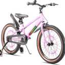 KEANO 12-20" Kids Bike for 3-10 Yrs, Light-Up Training Wheels, 20 Inch with Training Wheels