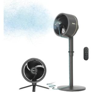 Shark FlexBreeze Fan - Indoor & outdoor oscillating fan, pedestal & tabletop, corded & cordless portable fan with outdoor InstaCool misting attachment - FA222