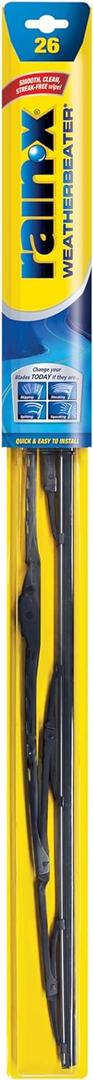 Rain-X RX30226 WeatherBeater Wiper Blades, 26" Windshield Wipers (Pack Of 1), Automotive Replacement Windshield Wiper Blades That Meet Or Exceed OEM Quality And Durability Standards