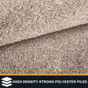 PURRUGS Dirt Trapping Door Mat 34" x 59", Non-Slip Machine Washable Entryway Rug, Dog Doormat, Indoor Front Door Mat, Super Absorbent Entry Rug for Muddy Shoes & Paws, Taupe