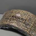 CENBOSS Rattan Christmas Tree Collar, Wicker Tree Skirt & Stand Base Cover (Black Wash, 42 inch)