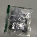 PATIKIL 0.6 Inch / 15mm Laptop Rubber Feet, 10 Pack Anti-Skid Pads Oval Computer Bottom Replacement Foot Cover for Laptop Base Consoles Bottom Furniture Feet, Black