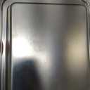 HOSASSPER Stainless Steel Ice Cube Trays with Lever  Vintage Metal Ice Trays for Kitchen & Bar (2)