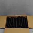 LaSyL 116mm Pre Roll Tubes - 50 Pcs, Waterproof Airtight Odor Sealing Smell Proof Container with Squeeze Pop Top, BPA Free, Black