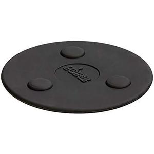 Lodge Silicone Magnet Trivet, 5.75 inches, Black