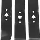 Lawn Mower Blades Replacement Part Number Cub Cadet MTD Troy Bilt Toro 742-04125 742-0611 742-0611A 742-0644 742-0644-0637 942-04125 Compatible with LT1045 LT1046 LX460 LX465 LX466 LX468, 3 Pack