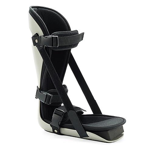 honarry Plantar Fascitis Night Splint Adjustable Leg Support Brace for Fascia, Tendon and Calf Stretching, Heel and Bone Spur, Arch Pain Treatment Fit Right or Left Foot, Grey, Large