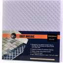 Uni-Green Mosaic Mesh Back with Strong Adhesive for Mosaic Tile Installation 12X12 (11pcs/Pack) for Children Handmade Crystal Craft for Bathroom Kitchen Home Decoration DIY Art Projects.