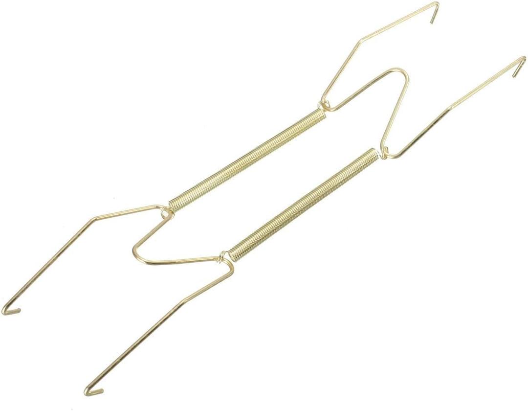 KUMGROT 6pcs Plate Hangers Decorative Wire Plate Hangers Holders Wall Plate Hangers Wall Hooks for Decorative Plates Arts 8 Inch