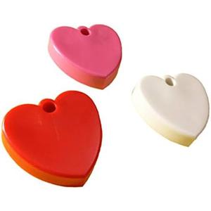Love Balloon Weights, Perfect for Valentine's Day, 65 Gram Heart Weight Assortment, 9 pcs, RoHS Compliant, Red, White, Pink