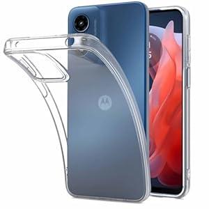 CoverON Designed for Motorola Moto G Play 2024 Case Clear, Slim Crystal Clear TPU Rubber Flexible Soft Skin Cover Protective Sleeve Fit Moto G Play 4G (2024) Phone Case - Transparent