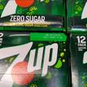 Set of 4 Pack, Zero Sugar 7-Up Soda, 12 Oz., Pack of 12 (BBD: 12/26/25)