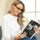 EYEGUARD Readers 4 Pack of Thin and Elegant Womens Reading Glasses with Beautiful Patterns for Ladies 2.75