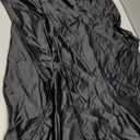 BOLENSYE Women's Satin Prom Dresses 2025 One Shoulder Formal Evening Dress Ruched Cocktail Party Gown with Slit, M