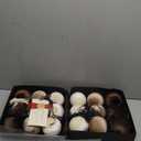 3.15 Inch Velvet Christmas Tree Ornaments15 Pcs Christmas Balls Bulk Set Plastic Shatterproof Xmas Hanging Ornaments Decorations for Tree Garland(Brown Neutral Beige)