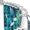 Curved Shower Curtain Rod For Bathroom 38-72 Inches, Adjustable Length, Curved Shower Rod, Metal Rods&Brackets, Round Shower Curtain Rods, Rotate Bracket For Large Shower Space, Need Drilling, Chrome
