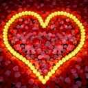 8000Pcs Rose Petals with 72Pcs Flameless LED Tea Lights Candles Valentine's Day Romantic Decorations Special Night Set for Night Wedding Anniversary or Table Décor, Warm Yellow