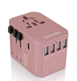 SublimeWare 5 USB Ports international adapter