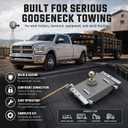 GNRK1320 Gooseneck Hitch Kit Fit for 2019-2024 Ram 2500 & 3500