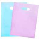 200 Pastel Pink & Pastel Blue 1.5Mil 9"x12" Thick Glossy Bags for Small Business 100 Pastel Pink and 100 Pastel Blue Perfect for Merchandise Shopping And Retail