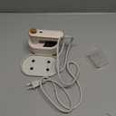 Electric Steamer for Clothes Mini Travel Iron with Steam Handheld Rotary Garment Iron Wrinkle Remover Fast Heat for T-shirt Pants Dress(Creamy-white)