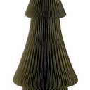 Santa Barbara Design Studio Honeycomb Paper Christmas Trees - 3D Foldable Fir Tree Holiday Centerpiece Green, 24" Tall, Frasier - Forest Green (2ft)