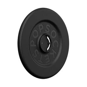 PopSockets Round Magnetic Base Only, Compatible with PopSockets Tops, Black - Black