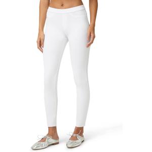 No nonsense Womens Classic Denim Leggings, Jeggings for Women with Real Back Pockets, High Waisted Stretch Jeans (White, XL)