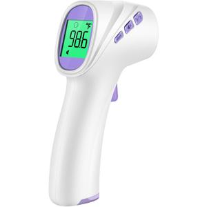 Forehead Thermometer for Adults, Kids & Babies, No-Touch Digital Thermometer with LCD Backlight Display, FSA HSA Eligible, Fever Alarm and 1s Instant Reading - Purple Forehead Thermometer for Adults, Kids & Babies, No-Touch Digital Thermometer with LCD Backlight Display, FSA HSA Eligible, Fever Alarm and 1s Instant Reading - Purple