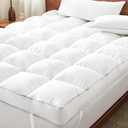 Decroom 5 Inch Memory Foam Mattress Topper King for Back Pain Relief, Filled with Breathable Memory Foam Pillow Topper Soft Fluffy Supportive Bed Mattress Pad, 80x78x5 Inch