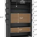 VILICK Shoe Rack with Cover, 8 Tier Tall Shoe Organizer Storage for 36-45 Pair Shoes and Boots Large Shoe Storage Shelf Free Standing Shoe Rack for Closet, Front Door Entrance, Dorm, Garage