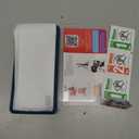 LeYi for Google Pixel-6 Case: Google Pixel 6 Phone Case with Slide Camera Cover + [2 Packs] Tempered Glass Screen Protector, 360 Full Body Military-Grade with Ring Holder Kickstand Magnetic, Sea Blue