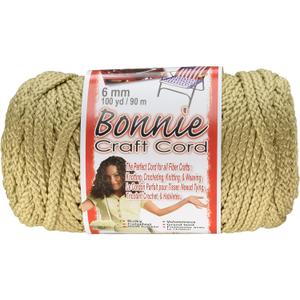 Bonnie Macrame Craft Cord 6mmX100yd, Jute