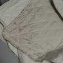 H.VERSAILTEX Sofa Protector for Dogs/Cats/Pets Sofa Covers Slipcover Quilted Couch Coveres Loveseat Covers with Non Slip Elastic Strap Water Resistant Seat Width: 83" x 50" (Loveseat, Ivory/Beige), Pack Of 2