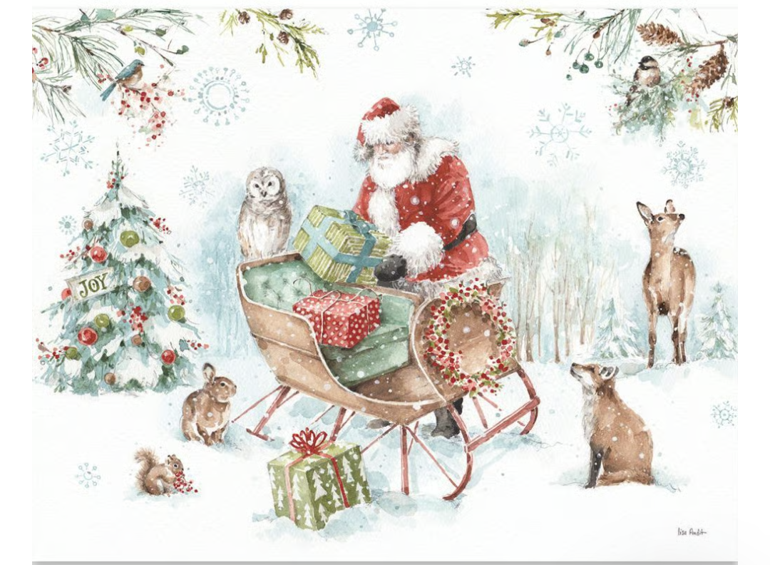 Magical Holiday Boxed Christmas Cards (18 pack) w/ Decorative Box by Lisa Audit Magical Holiday Boxed Christmas Cards (18 pack) w/ Decorative Box by Lisa Audit