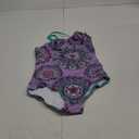 Kanu Surf Girls' Jasmine Beach Sport Halter One Piece Swimsuit (12, Jasmine Purple)