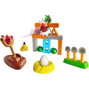 ROLOSO Angry Birds Toys Playsets Build N’ Launch Construction Brick Assembly Building Blocks Sets Pig City Strike 2 Takedown Space Planet Game Catapult Slingshot Gift Box