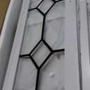 Garvee Wine Bar Cabinet with Led Light, Glass Door Liquor Cabinet with Wine Rack, Coffee Bar Table with Storage, Liquor Sideboard with Adjustable Shelves for Living Room, 47.2 in, White