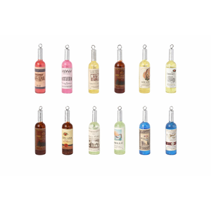 SUNNYCLUE 10 pcs Resin Wine Bottle Charms Large Wine Bottles Label Random Charms Small Lifelike Pendants Earring Necklace Keychain Dangles for Beginners Starter DIY Jewelry Making Accessories 