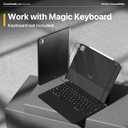 MAGEASY CoverBuddy Lite Magic Keyboard Compatible Case for iPad Pro 11 (M5 2025 / M4 2024, 6th/5th Gen) iPad Case fits Magic Keyboard for iPad, Seamless Closure & Magnetic Pencil Holder (Black 1.2)