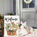 2 x Doncida 3 Pack Valentines Day Garden Flag St Patricks Day Garden Flag Easter Garden Flags 12 x 18 inch Double Sided Burlap Small Yard Flags for Outside Lawn Seasonal Decoration