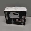 Proctor Silex Easy Mix 5-Speed Electric Hand Mixer with Bowl Rest, Compact and Lightweight, 100 Watts of Peak Power, White (62515PS)