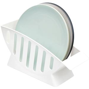 Youngever 10 Inch Dinner Plates Holder, Dish Drainer, Salad Plate Holder, Dessert Plate Holder, Dinner Plates Rack, Plastic Plates Holder (Large)