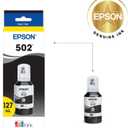 EPSON 502 EcoTank Ink Ultra-high Capacity Bottle Black Works with ET-2850, ET-2980, ET-2988, ET-3850, ET-3930, ET-3950, ET-4850, ET-4950 and other select EcoTank models