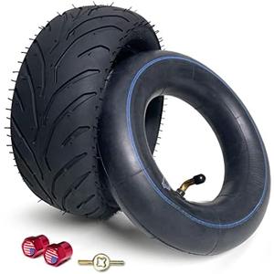 Premium Hyssk 110/50-6.5 Tire and Tube for 38cc 47cc 49cc Kids Mini Pocket Rocket Bike Rear Back Tire