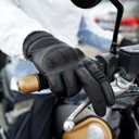 AXBXCX Touchscreen Full Finger Gloves for Men, Padded Gloves Black X-Large