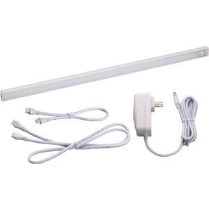 BLACK+DECKER LEDUC18-1CK Dimmable Linkable LED Shop Light with Motion Sensor and Magnetic Option, 10.5W, 780 Lumens, 4000K, 18", Cool White