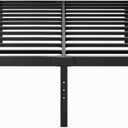 18 Inch High Full Size Bed Frame No Box Spring Needed, Platform Metal Bed Frame Full Size, Noise Free, Easy Assembly, Heavy Duty, Black
